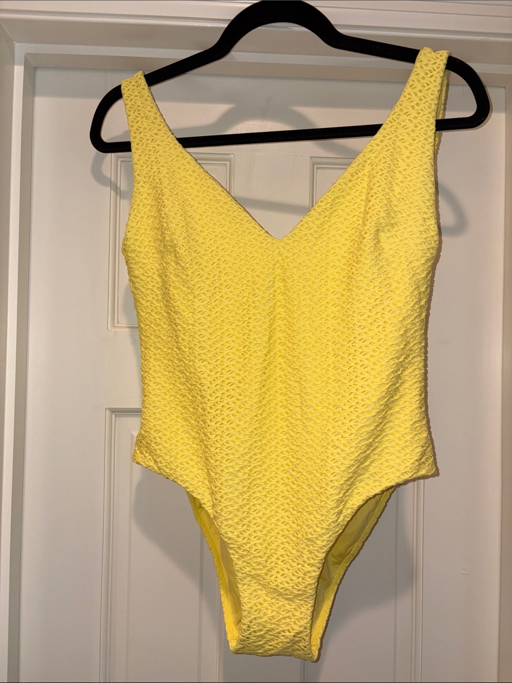Monday Swimwear Santa Catarina yellow one piece medium NWT